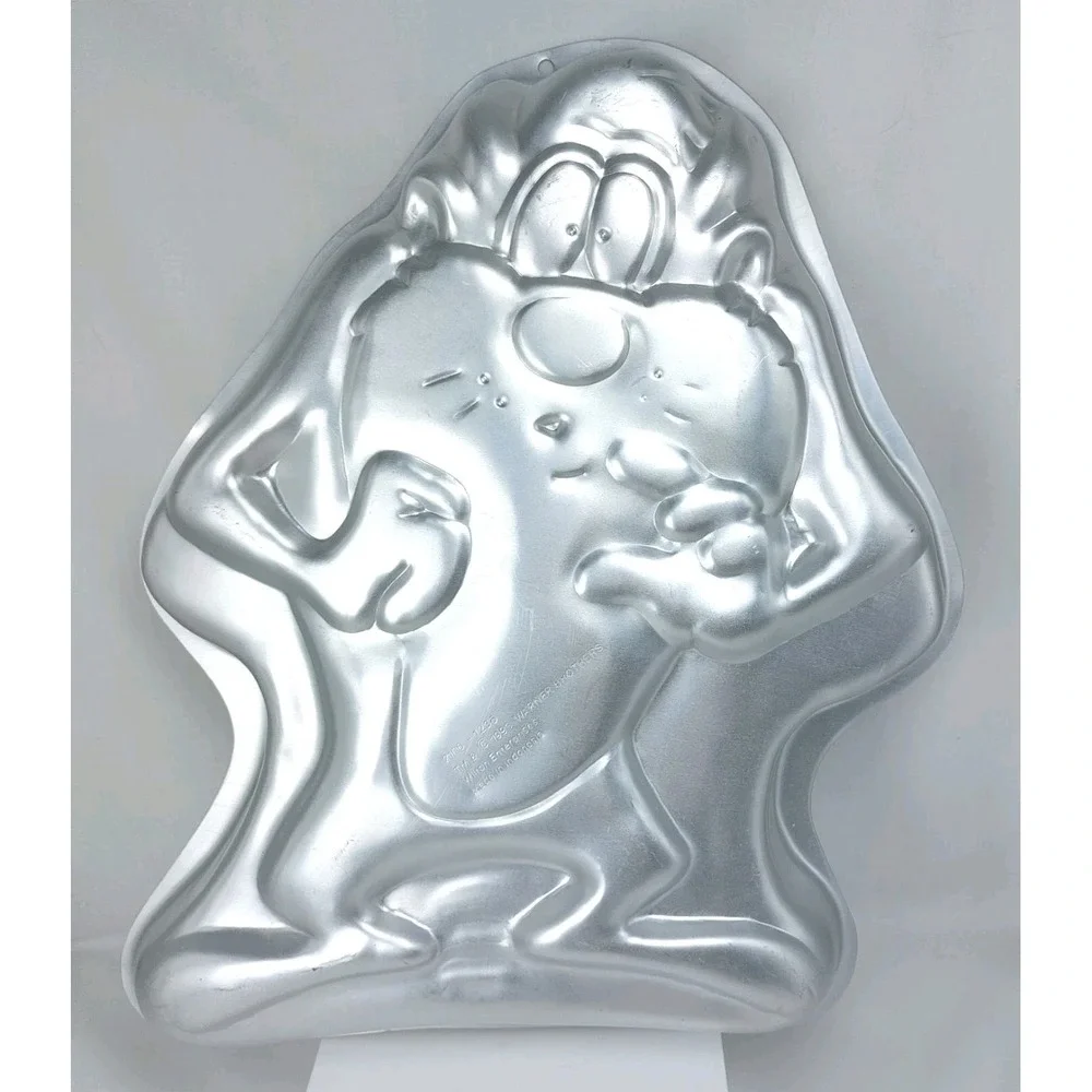 Vintage Wilton Tasmanian Devil Cake Pan Looney Tunes Taz Aluminum Mold 2105 1236